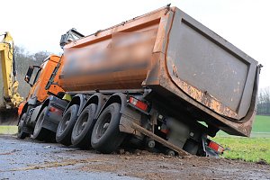 Unfall bei Strau&szlig;berg