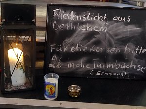 Friedenslicht in Ilfeld
