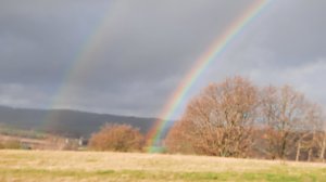 Regenbogen &uuml;ber Bernterode