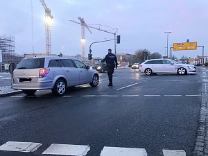Wieder Unfall am Taschenberg