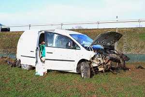 Unfall auf dr Autobahn