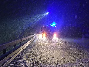 Winterchaos auf der "neuen B243"