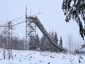 Peter Blei unterwegs im Schnee