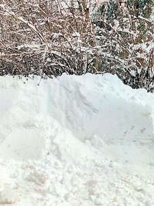 Peter Blei unterwegs im Schnee