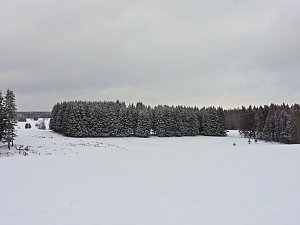 Peter Blei unterwegs im Schnee