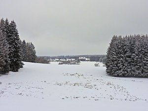 Peter Blei unterwegs im Schnee