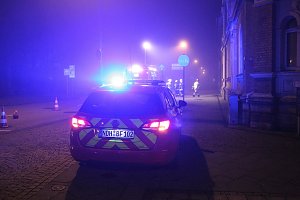 Feuerwehren im Einsatz an der Atrium-Passage