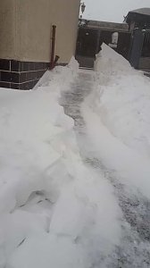 Viel Schnee auch in Bleicherode