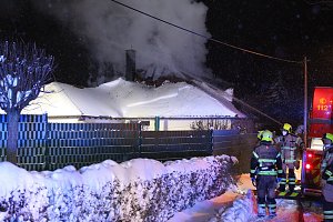 Dachstuhlbrand in Leimbach