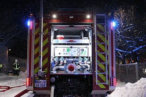 Dachstuhlbrand in Leimbach