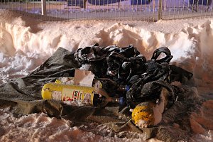 Dachstuhlbrand in Leimbach