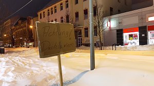 Nordhausen im Schneechaos