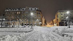 Nordhausen im Schneechaos
