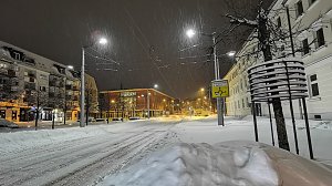 Nordhausen im Schneechaos