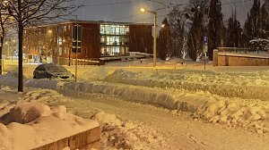 Nordhausen im Schneechaos