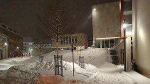 Nordhausen im Schneechaos