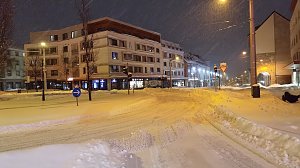 Nordhausen im Schneechaos