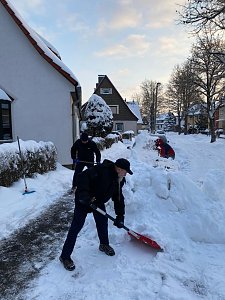 Räumungsarbeiten an der Bleiche