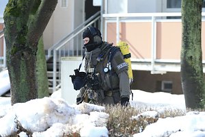Gro&szlig;einsatz in der Bochumer Stra&szlig;e in Nordhausen