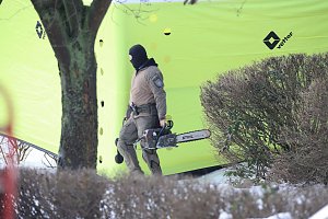 Gro&szlig;einsatz in der Bochumer Stra&szlig;e in Nordhausen