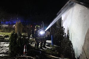 Gartenlaube ausgebrannt