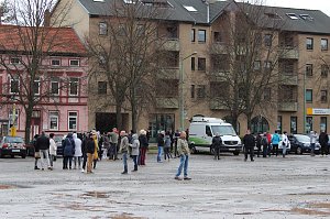 Protest-Spaziergang gegen Corona-Ma&szlig;nahmen