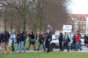 Protest-Spaziergang gegen Corona-Ma&szlig;nahmen
