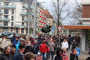 Protest-Spaziergang gegen Corona-Ma&szlig;nahmen
