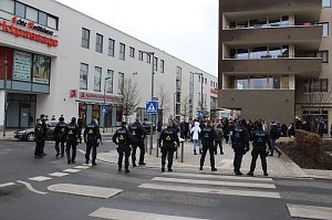 Protest-Spaziergang gegen Corona-Ma&szlig;nahmen