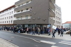 Protest-Spaziergang gegen Corona-Ma&szlig;nahmen