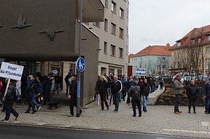 Protest-Spaziergang gegen Corona-Ma&szlig;nahmen