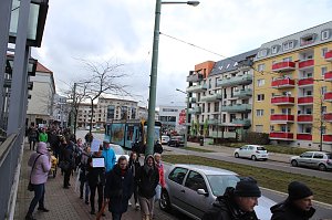 Protest-Spaziergang gegen Corona-Ma&szlig;nahmen