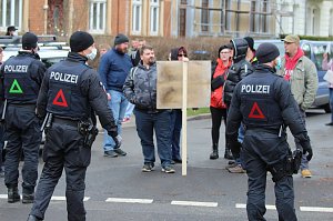 Protest-Spaziergang gegen Corona-Ma&szlig;nahmen