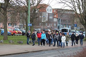 Protest-Spaziergang gegen Corona-Ma&szlig;nahmen