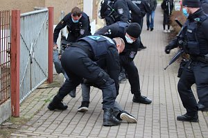 Protest-Spaziergang gegen Corona-Ma&szlig;nahmen