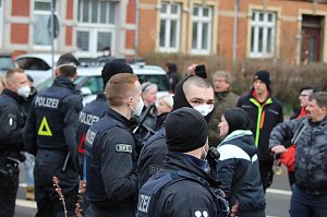 Protest-Spaziergang gegen Corona-Ma&szlig;nahmen