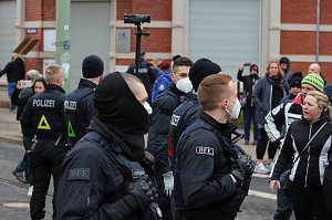 Protest-Spaziergang gegen Corona-Ma&szlig;nahmen