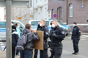 Protest-Spaziergang gegen Corona-Ma&szlig;nahmen