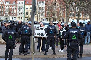 Protest-Spaziergang gegen Corona-Ma&szlig;nahmen