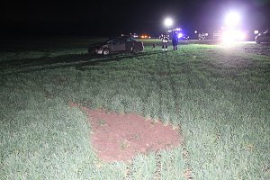 Unfall auf der Landstra&szlig;e