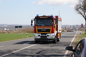 Brand eines Autohauses bei Nordhausen