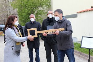 Er&ouml;ffnung des Klimapavillons durch Ministerin Siegesmund