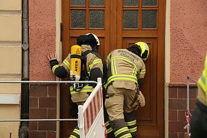 Gro&szlig;einsatz in der Hohensteiner Stra&szlig;e