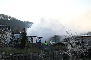 Geb&auml;udebrand in Woffleben