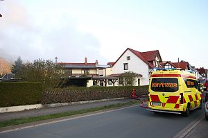 Geb&auml;udebrand in Woffleben