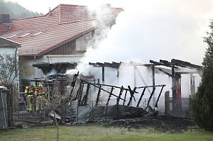 Geb&auml;udebrand in Woffleben