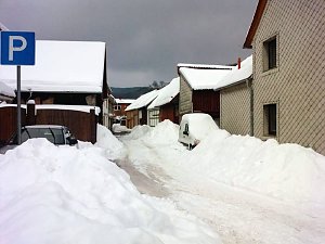 Massen an Schnee