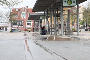 Herrenlose Tasche auf dem Bahnhofsvorplatz sorgt f&uuml;r Polizeieinsatz