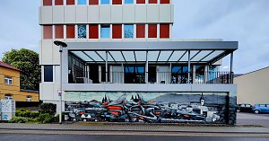 Airbrush in der Grimmelallee