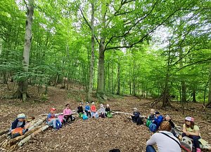 F&uuml;r die Kleinen der Kinderwelt am Frauenberg geht es endlich wieder in den Wald